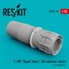 RESKIT RSU48-0178 F-100 Super Sabre late exhaust nozzle for Trumpeter kit 1/48